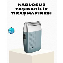 Epilons Şarjlı Kuru Kullanım Tıraş Makinesi – Kablosuz, Taşınabilir