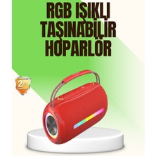 Epilons Rgb Led Işıklı 20w Taşınabilir Bluetooth Hoparlör Ipx6 Suya Dayanıklı