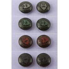 Bijuteri Net Çiçek Desenli Kupa Eşarp Mıknatısı 1 Adet