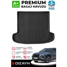 Universal S-Dizayn Hyundai Tucson 3D Pro Bagaj Havuzu 2021-2024 A+ Kalite