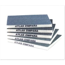 Atlas Yatık Sünger Zımpara 60 Kum | Ölçü 98 x 123 x 10 | Her Yüzeyde Mükemmel Sonuçlar | 5 Adet