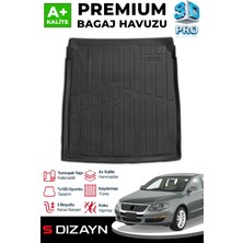 Universal S-Dizayn Vw Passat B6 3D Pro Bagaj Havuzu 2005-2010 A+ Kalite