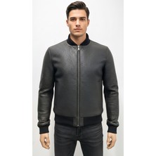 Paolo Framinco PF-051 Kuzu Derisi Siyah Deri Ceket