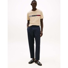 Tommy Hilfiger Erkek Bej Tommy Hilfiger Hılfıger Chest Inser, Rbt Bej Erkek T-Shirt & Polo