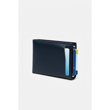 Bürke Çok Gözlü Akıllı Kredi Kartlık Kartvizitlik Otomatik Unisex Cüzdan Mekanizmalı Suni Deri Cüzdan