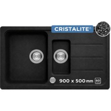 Schock - Formhaus Onxy 90 cm Crıstalıte Granit Eviye