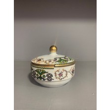 Konyax Verde Kapaklı Porselen Şekerlik