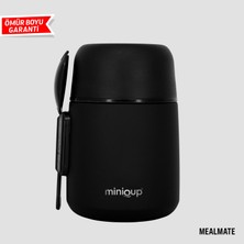 MiniQup Mealmate Yemek Termosu 500ML – Çelik, Sızdırmaz, Bpa Içermez, Çift Katmanlı, Mama Termosu