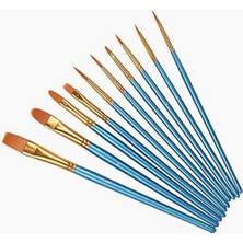 Hype Store Rmeet Sanatçı Fırçası Seti, 10'lu Paket Naylon Fırça, Resim, Akrilik, Ince Fırça, Sulu Boya ve Yüz B