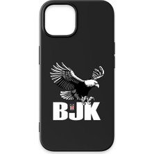 iPhone 14 Uyumlu Beşiktaş Kartal Bjk Siyah Silikon Lisanslı Telefon Kılıfı
