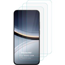 Hype Store Poco F7 Ultra Screen Protector Nano Glass Cam Ekran Koruyucu (3`lü Paket) [poco F7 Ultra ile Uyumlu