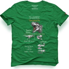 Tarrzzcom Anatomy T-Rex Unisex Tasarım Tshirt %100 Pamuklu Erkek Tişört Kadın Tişört