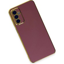 Olinea Newface Galaxy M23 Kılıf Volet Silikon - Kırmızı