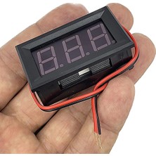 Voltaj 0.56 Inç LED Ekran 2 Kablo Dc 4.5V-30V Voltmetre
