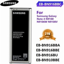 OEM Day Samsung Galaxy Note 4 SM-N910A Batarya Pil EB-BN916BBA EB-BN910BBE Orijinal Kutulu 2 Yıl Garanti
