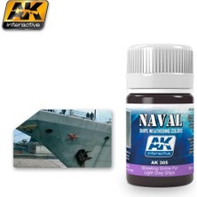 Ak Interactive Ak 305 35 Ml. Gemi Gövdesi Açık Gri Çizgi Kiri Efekti, Enamel Model Boyası