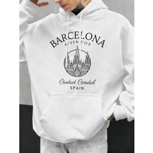 Barcelona Cdesign Erkek Hoody Büyük Boy Polar Kapüşonlular Sonbahar Tüm Maç Giyim Çok Renkli