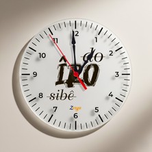 Zerya Kürtçe Do Îro Sibê Yazılı Duvar Saati