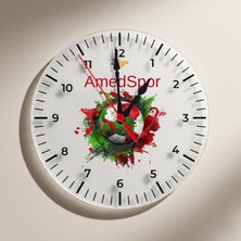 Zerya Amedspor Futbol Temalı Duvar Saati - Amed Spor Saati