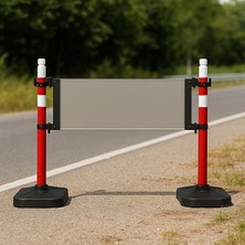 Zeplin ZT3263 Da Dikdörtgen Ağırlıklı Ø63 Dikme Panel Levhalı | 90×31,5 cm