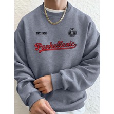 Panhellenic Est 1902 Yaratıcı Mektup Baskılı Koşu Sonbahar Polar Kapşonlu Erkek Günlük Temel