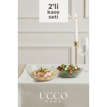 Ucco 2 Adet 21CM Paris Oval Kase Seti - Salata Meyve Kasesi - Sunumluk Şık Pinterest Tabak