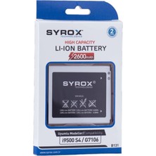 Syrox Galaxy S4 Uyumlu (I9500) Batarya 2600 Mah B131