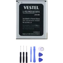 Vestel Venüs E3 Batarya Pil (MAH2250)+ Tamir Seti
