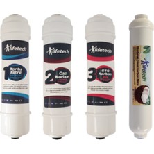 Life Tech Lifetech Kapalı Kasa 4 Aşama Filtre Seti (Inline Filtre)