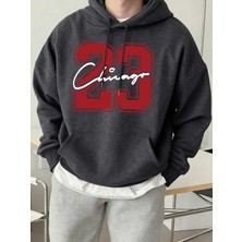 Chicago Number 23 Yaratıcılık Baskı Erkek Kapüşonlular Yumuşak High Street Top Spor Hip Hop T