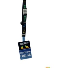 Güvenli Kilit Sistemli ve Zilli Kedi Tasması – Renkli Balık Kılçığı ve Yıldız Desenli