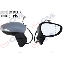 GVA Storozal Diş Dikiz Aynasi Sağ Fiesta 12 Elektrikli Isitmali Sinyalli Astarli Asferik 6 Fiş VM-6326EHPAR
