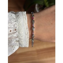 Houseki Aura Bileklik Renkli Taşlı