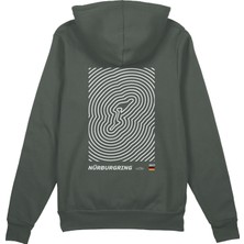 The Lucid Lab Nürburgring Artwork Oversize Hoodie - Antrasit