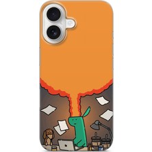 Lelia iPhone 17 Uyumlu Baskılı Şeffaf Telefon Kılıfı | Koleksiyon: Memecraft Studio