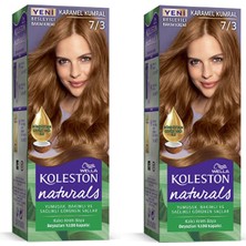 ModaSize Naturals Saç Boyası Karamel Kumral 7/3 2x Paket