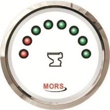 Mors Dijital Katı Atık Seviye Göstergesi 12V/24V 240-33 Ohm - Beyaz