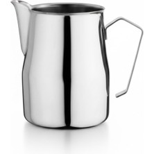 GuvenliPazar 304 Kalite Paslanmaz Çelik Butik Süt Potu 550 ml - Büyük Boy Pitcher Sütlük