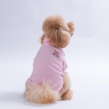 Pawstar Pembe Teddywood Küçük Irk Köpek Sweatshirtü