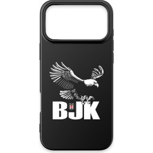 iPhone 17 Pro Max Uyumlu Beşiktaş Kartal Bjk Siyah Silikon Lisanslı Telefon Kılıfı