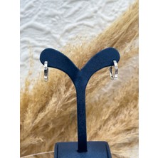 Livora Jewelry 925 Ayar Gümüş Spor Taşsız Halka Küpe – Minimal ve Günlük Kullanım Kadın Küpe