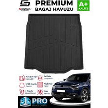 Universal S-Dizayn Citroen C4X Ince Stepne 3D Pro Bagaj Havuzu 2023 Üzeri A+ Kalite