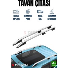 Universal S-Dizayn Peugeot Bipper Aluminyum Gri Tavan Çıtası Sport Model 2008 Üzeri A+ Kalite