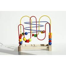 FURU Tre 2 | Orta Boy Ahşap Helezon Labirent Koordinasyon Gelişim Oyuncağı