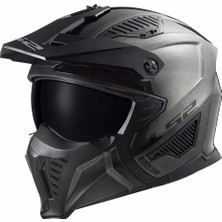 Ls2 Drıfter Jeans Kask (Siyah Vizör)