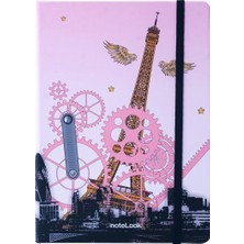 Hype Store Scrikss Paris Notelook Çizgili Defter A7