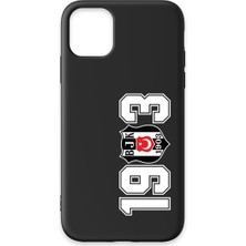 iPhone 11 Uyumlu Beşiktaş 1903 Siyah Silikon Lisanslı Telefon Kılıfı