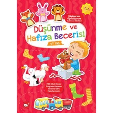 Beyaz Balina Yayınları Büyüyorum Öğreniyorum Okul Öncesi Etkinlikleri - Düşünme ve Hafıza Becerisi 5+Yaş