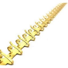 Sezgin Kutu ve Aksesuar Tesbih Askısı 1 Metre Şerit 90 Kancalı