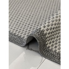 Woolen Halı Woolen Jüt Halı 8105 Gri
